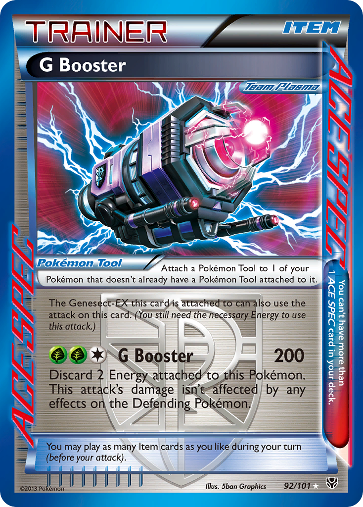 G Booster (92/101) [Blanco y negro: Explosión de plasma] 
