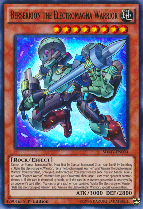 Berserkion el Guerrero Electromagnético [SDMY-EN004] Ultra Raro 
