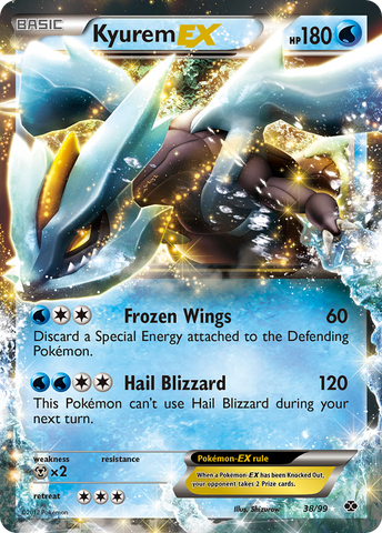 Kyurem EX (38/99) [Blanco y negro: Próximos destinos] 