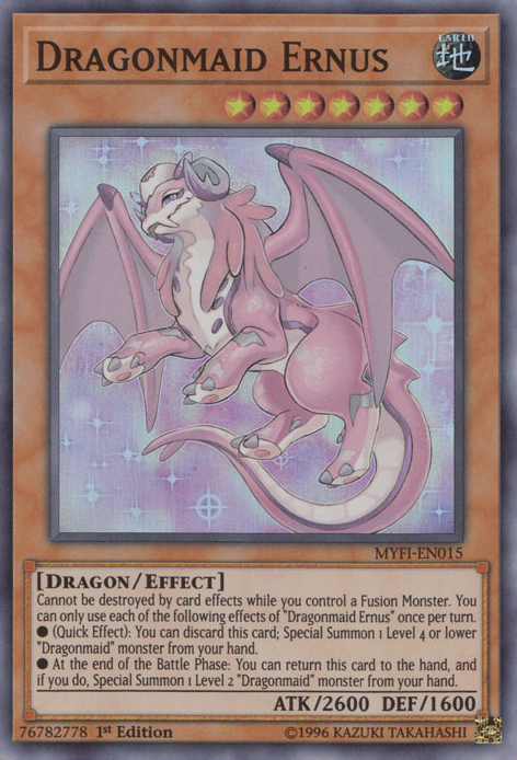 Dragonmaid Ernus [MYFI-EN015] Súper Raro 