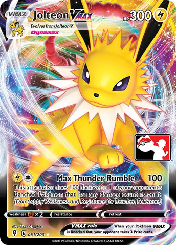 Jolteon VMAX (051/203) [Paquete de premios Serie uno] 