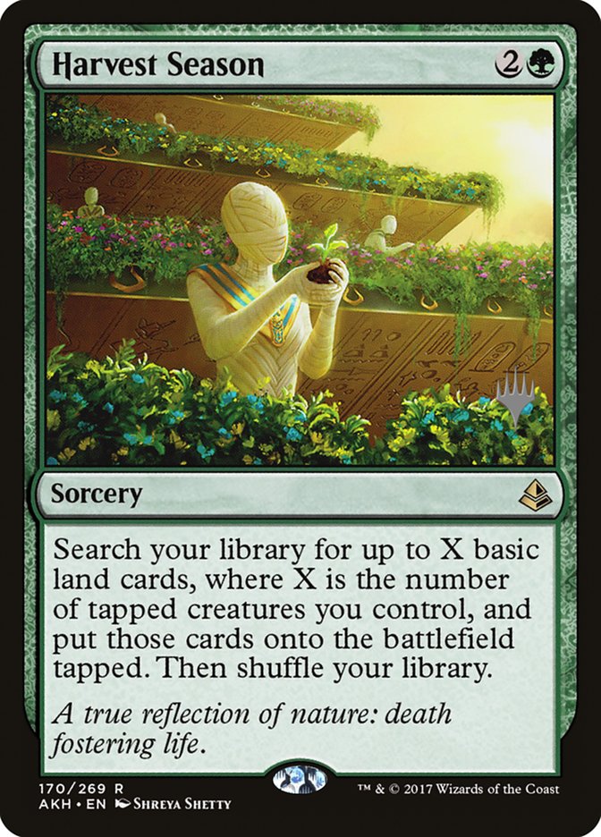 Temporada de cosecha (paquete promocional) [Amonkhet Promos] 