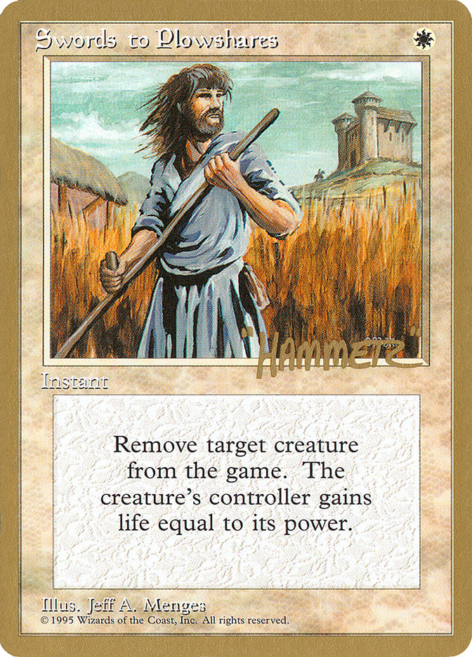 De espadas a rejas de arado (Shawn "Hammer" Regnier) [Conjunto de coleccionista del Pro Tour] 