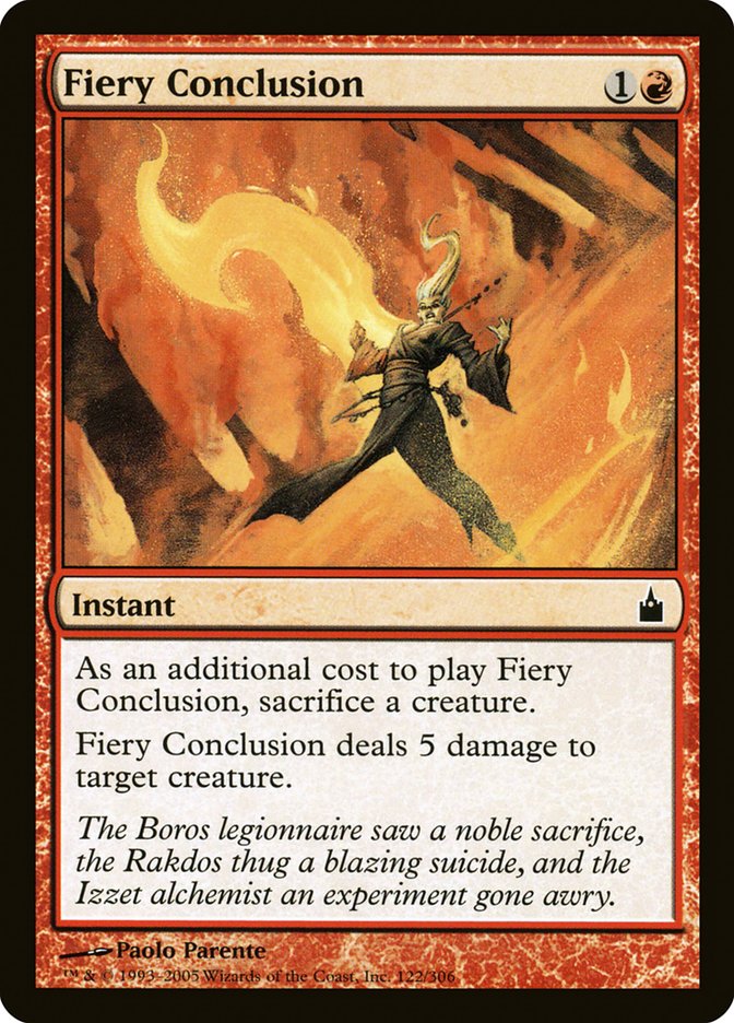 Conclusión ardiente [Ravnica: Ciudad de los gremios] 