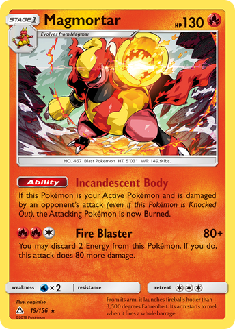Magmortar (19/156) [Sol y Luna: Ultra Prisma] 
