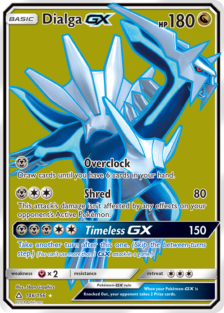 Dialga GX (146/156) [Sol y Luna: Ultra Prisma] 