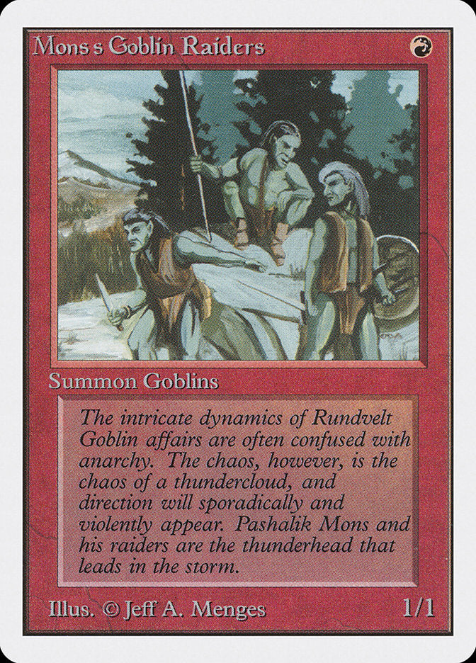 Goblin Raiders de Mons [Edición ilimitada] 