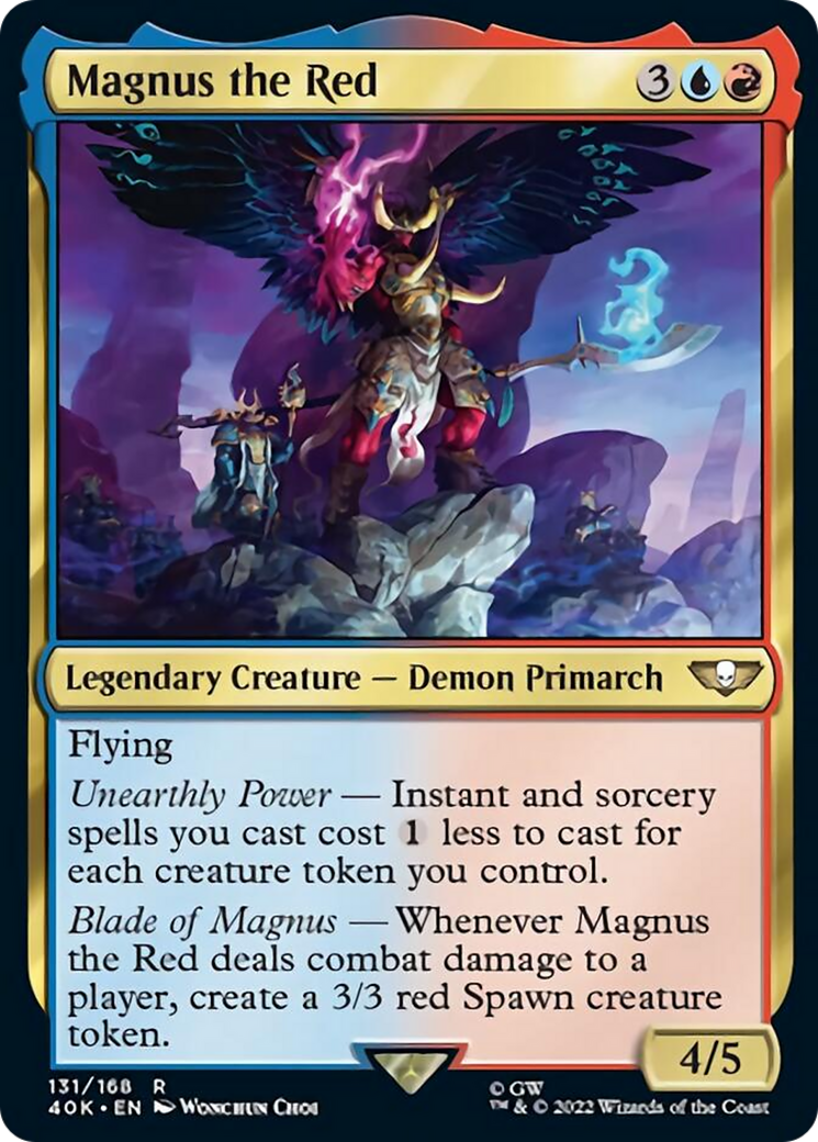 Magnus el Rojo (Surge Foil) [Warhammer 40,000] 