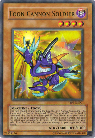 Soldado Toon Cannon [TP6-EN001] Ultra raro 