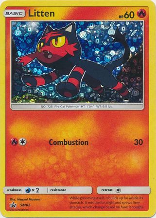 Litten (SM02) (Promoción de General Mills) [Sol y luna: Promociones de Black Star] 