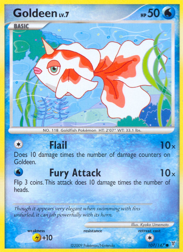 Goldeen (107/147) [Platino: Vencedores Supremos] 