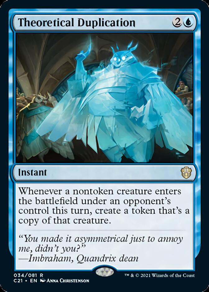 Duplicación teórica [Commander 2021] 