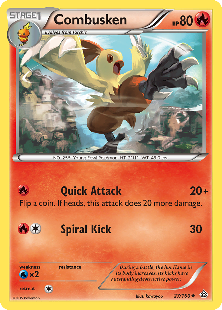 Combusken (27/160) [XY: Choque primigenio] 