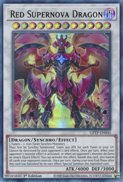 Dragón Supernova Rojo [GFTP-EN045] Ultra Raro 