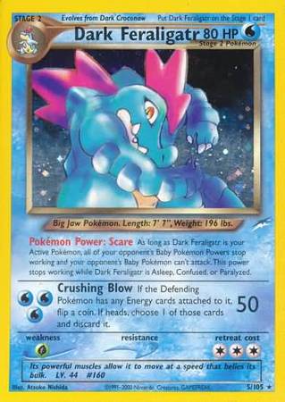Feraligatr oscuro (5/105) [Neo Destiny Unlimited] 
