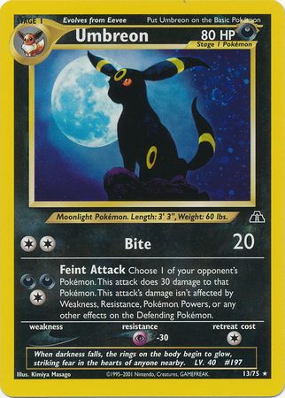 Umbreon (13/75) [Neo Discovery Ilimitado] 