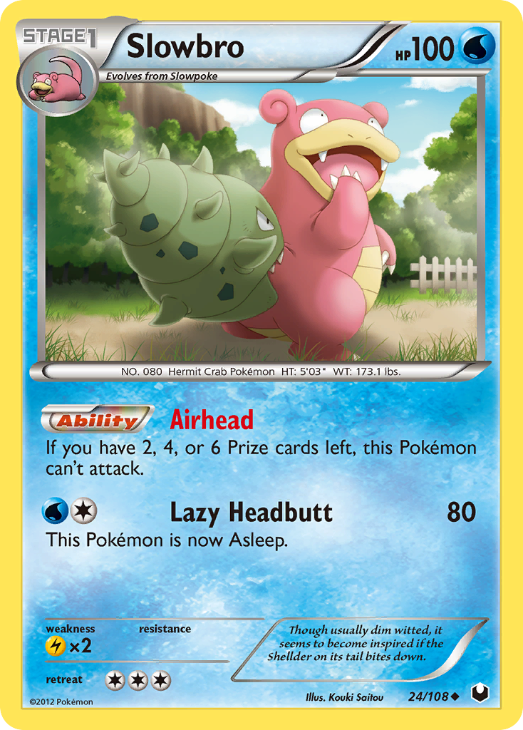Slowbro (24/108) [Blanco y negro: Exploradores oscuros] 