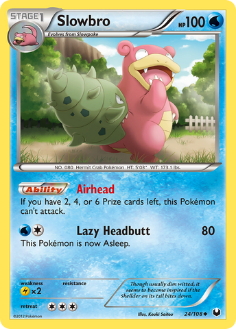 Slowbro (24/108) [Blanco y negro: Exploradores oscuros] 