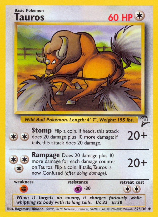 Tauros (62/130) [Conjunto básico 2] 