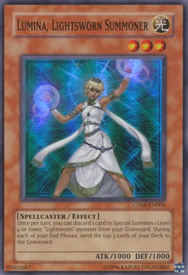Lumina, invocadora luminosa [CP08-EN005] Súper rara 