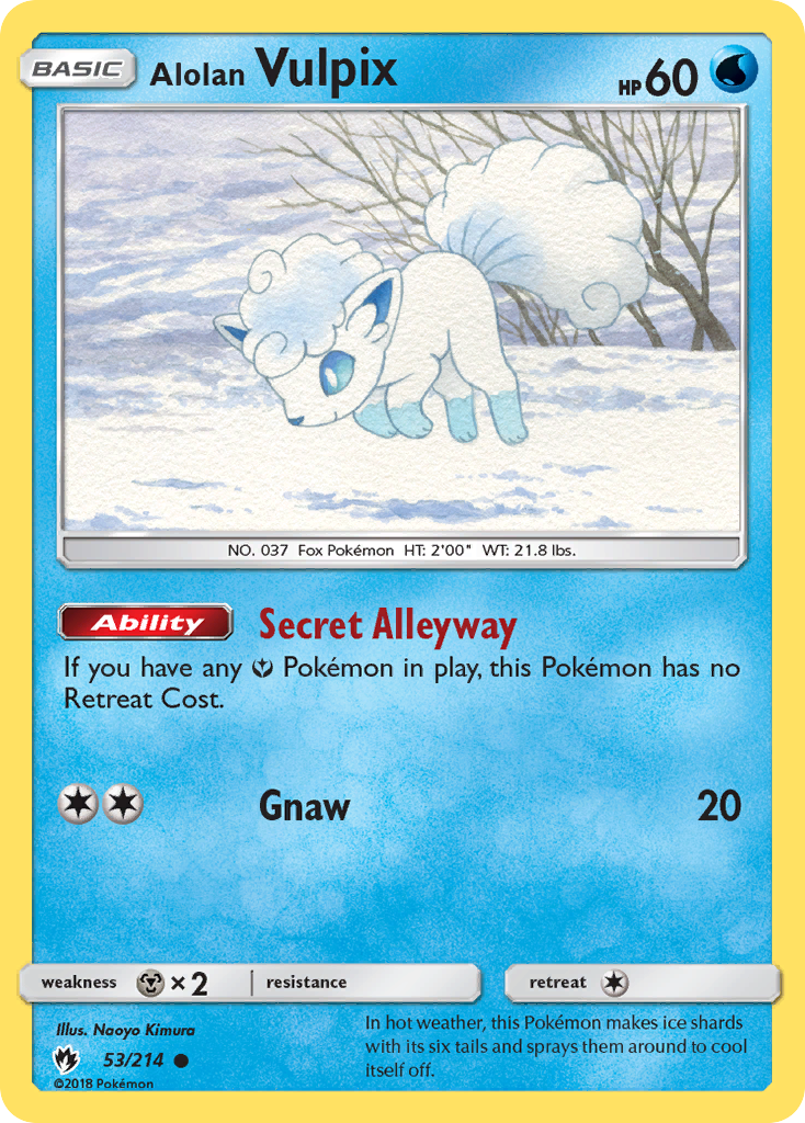 Alolan Vulpix (53/214) [Sol y Luna: Trueno perdido] 