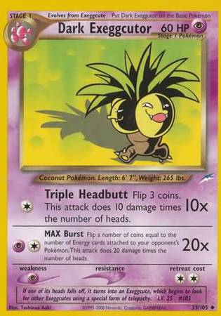 Exeggutor oscuro (33/105) [Neo Destiny Unlimited] 