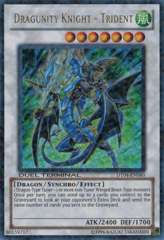 Caballero Dragunity - Tridente [DT04-EN040] Ultra raro 