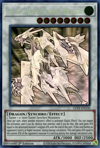 Dragón Sincronizado Ala de Cristal [GFTP-EN130] Fantasma Raro 