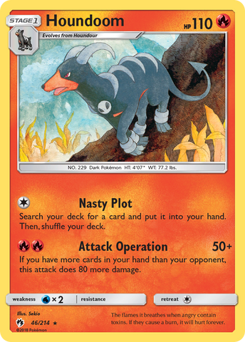 Houndoom (46/214) [Sol y Luna: Trueno perdido] 