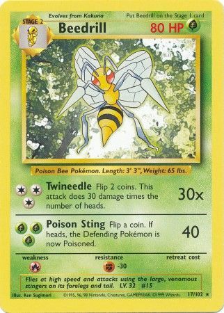 Beedrill (17/102) [Conjunto básico ilimitado] 