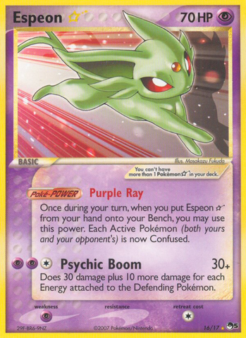 Espeon Star (16/17) [Serie POP 5] 