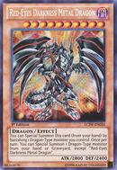 Dragón de metal de oscuridad de ojos rojos [LCJW-EN050] Secreto raro 