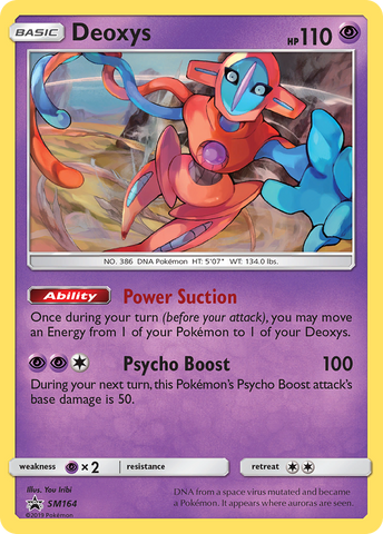 Deoxys (SM164) [Sol y Luna: Promociones de Black Star] 