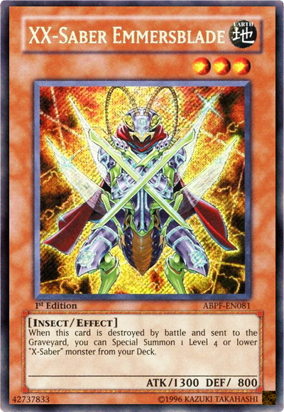 XX-Saber Emmersblade [ABPF-EN081] Secreto Raro 