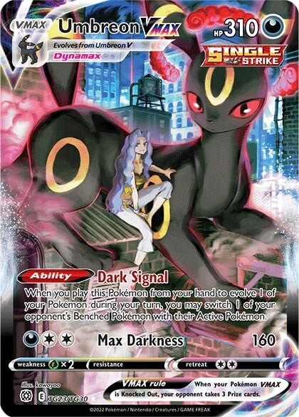 Umbreon VMAX (TG23/TG30) [Espada y escudo: estrellas brillantes] 