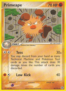 Primeape (28/112) [EX: Rojo fuego y verde hoja] 