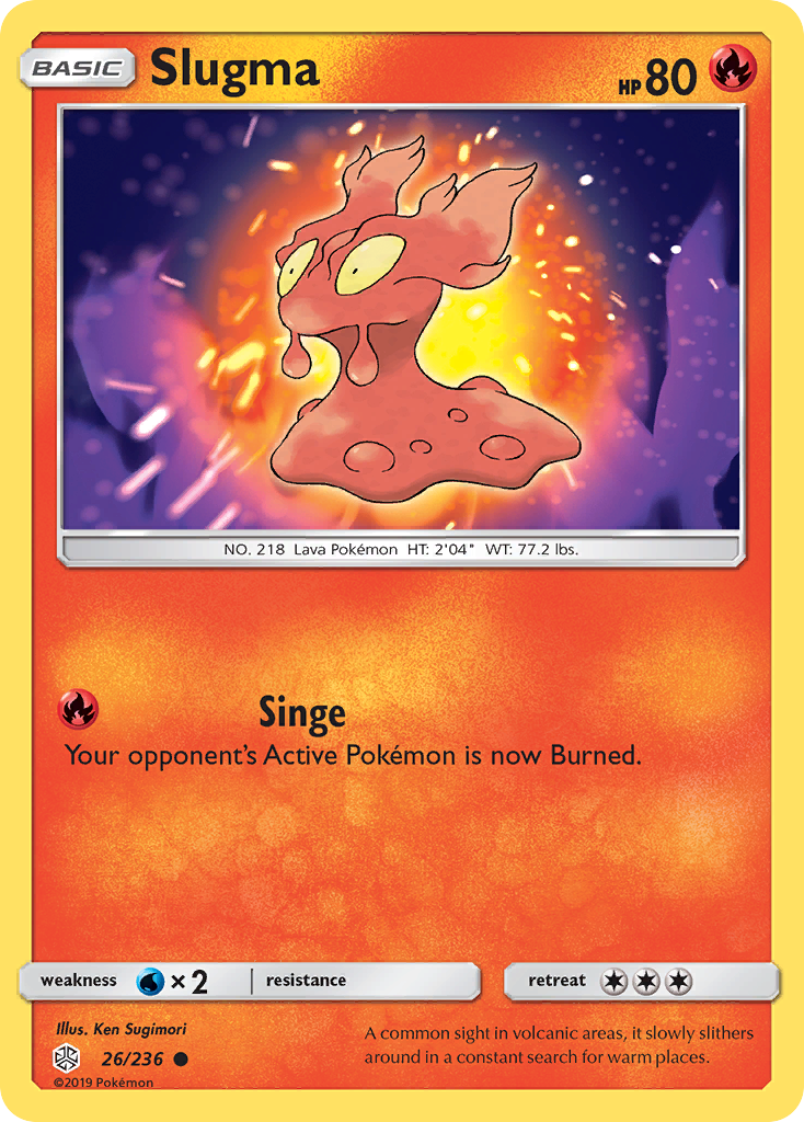 Slugma (26/236) [Sol y Luna: Eclipse cósmico] 