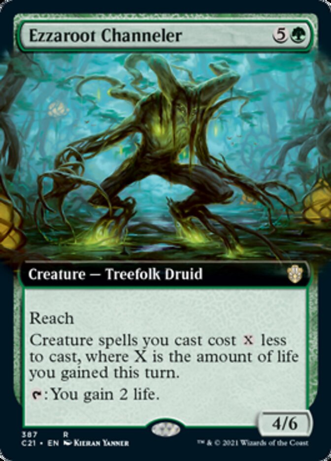 Ezzaroot Channeler (Arte extendido) [Commander 2021] 