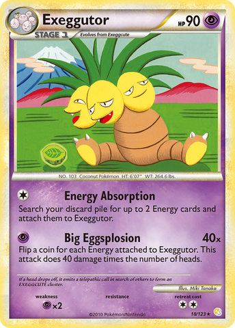 Exeggutor (18/123) [HeartGold y SoulSilver: Conjunto básico] 