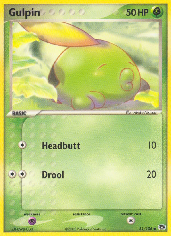 Gulpin (51/106) [EX: Esmeralda] 