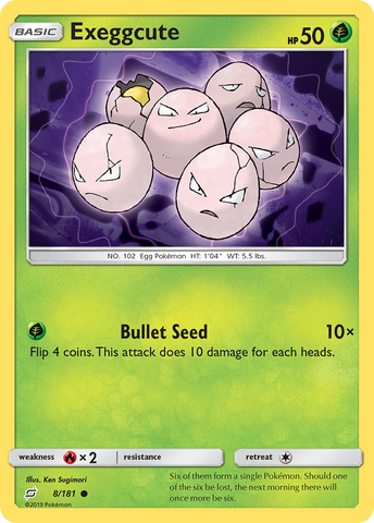 Exeggcute (8/181) [Sol y Luna: forman equipo] 