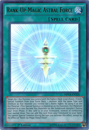 Fuerza Astral Mágica de Subida de Rango [MP14-EN226] Ultra Rara 