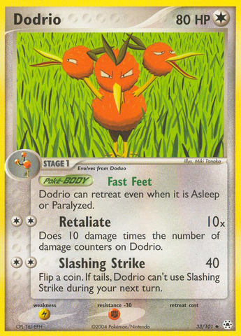 Dodrio (33/101) [EX: Leyendas ocultas] 