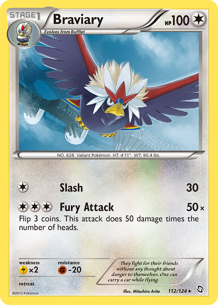 Braviary (112/124) [Blanco y Negro: Dragones Exaltados] 