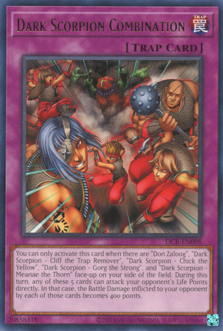 Combinación de Escorpión Oscuro [DCR-EN098] Raro 
