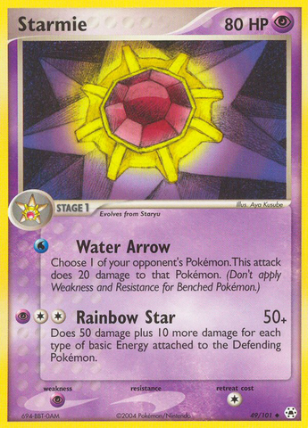 Starmie (49/101) [EX: Leyendas ocultas] 