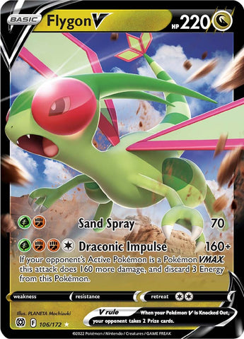 Flygon V (106/172) [Espada y escudo: estrellas brillantes] 