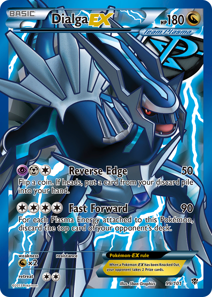 Dialga EX (99/101) [Blanco y negro: Explosión de plasma] 