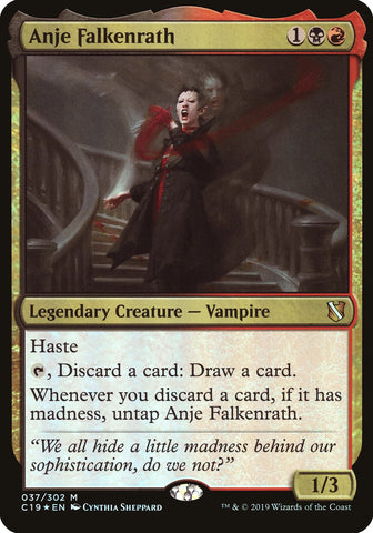 Anje Falkenrath (de gran tamaño) [Commander 2019 de gran tamaño] 