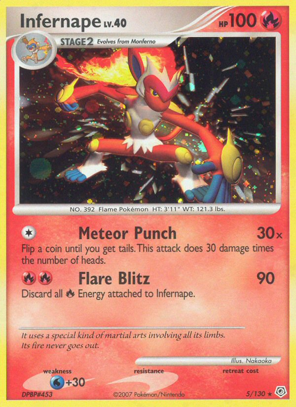 Infernape (5/130) [Diamante y perla: conjunto básico] 